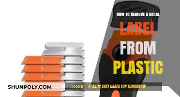 Effortless Decal Removal: How to Remove a Decal Label from Plastic