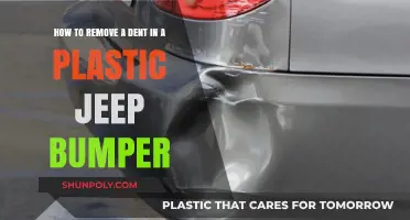 DIY Guide: Removing Dents from Plastic Jeep Bumpers Easily