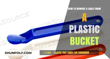 Easy Steps to Remove Labels from Plastic Buckets Without Residue