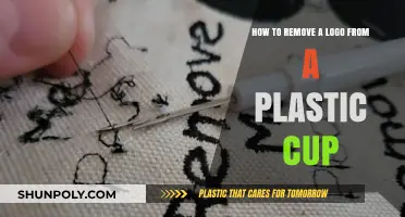 Easy Steps to Remove a Logo from a Plastic Cup