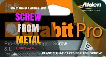 Effective Techniques to Remove Melted Plastic Screws from Metal Surfaces
