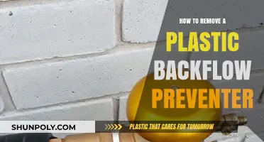Step-by-Step Guide to Removing a Plastic Backflow Preventer Easily