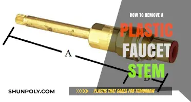 Easy DIY Guide: Removing a Plastic Faucet Stem Step-by-Step