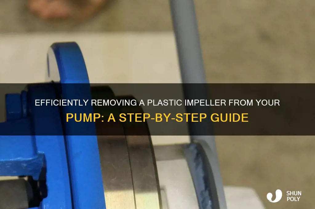how to remove a plastic impeller from a pump