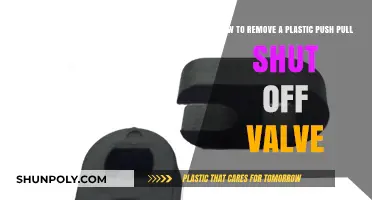 Easy Guide: Removing a Plastic Push-Pull Shut-Off Valve