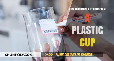 Effortless Sticker Removal: Clean Your Plastic Cup in Minutes