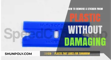 Effortless Sticker Removal: Safely Clean Plastic Surfaces Without Damage