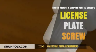 Fixing Stripped Plastic License Plate Screws: Quick DIY Removal Guide