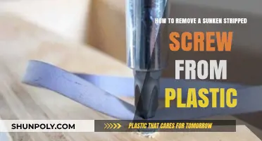 Efficiently Extracting Sunken Stripped Screws from Plastic: A Step-by-Step Guide