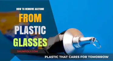 Safely Remove Acetone Stains from Plastic Glasses: A Quick Guide