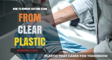 Effective Ways to Remove Acetone Stains from Clear Plastic Surfaces