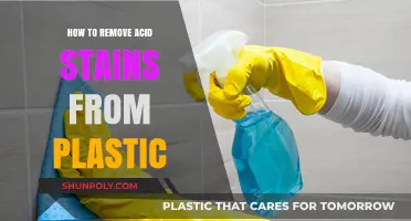 Effective Methods to Remove Acid Stains from Plastic Surfaces