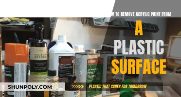 Removing Acrylic Paint from Plastic: Effective Techniques