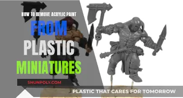 Removing Acrylic Paint from Plastic Miniatures: A Step-by-Step Guide