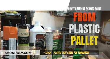 Removing Acrylic Paint from a Plastic Pallet: Effective Methods