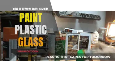 Removing Acrylic Spray Paint from Plastic Glass: A Step-by-Step Guide