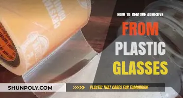 Easy Steps to Remove Adhesive from Plastic Glasses Safely
