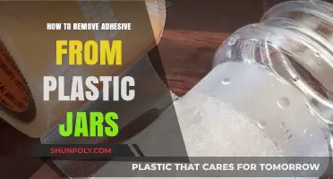 Effective Ways to Remove Adhesive from Plastic Jars Easily