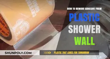 Effective Ways to Remove Adhesive from Plastic Shower Walls Easily