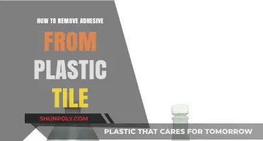 Effective Ways to Remove Adhesive from Plastic Tile Surfaces Easily