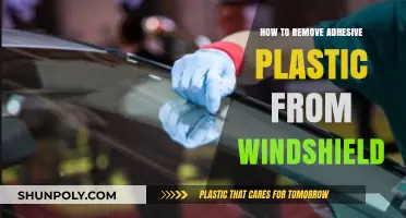 Effective Ways to Remove Adhesive Plastic from Your Windshield Safely