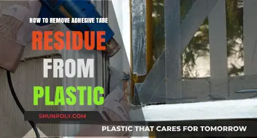 Effective Ways to Remove Adhesive Tape Residue from Plastic Surfaces