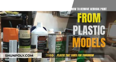 Removing Aerosol Paint: Reviving Plastic Models