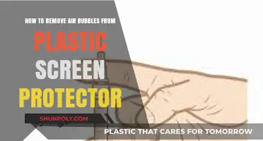 Effective Tips to Remove Air Bubbles from Plastic Screen Protectors