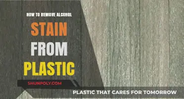 Effective Methods to Remove Alcohol Stains from Plastic Surfaces