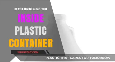 Eradicating Algae from Plastic Containers: A Step-by-Step Guide
