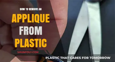 Easy Steps to Remove Appliques from Plastic Surfaces Safely