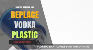 DIY Vodka Bottle Upgrade: Removing and Replacing Plastic Components Easily