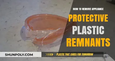 Effective Ways to Remove Appliance Protective Plastic Remnants Easily