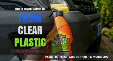 Effective Methods to Remove Armor All from Clear Plastic Surfaces