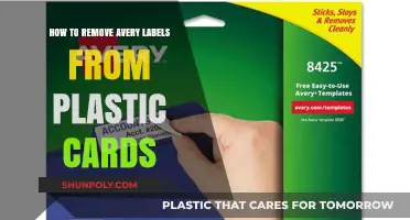 Effortless Tips to Remove Avery Labels from Plastic Cards