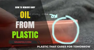 Effective Methods to Remove Baby Oil Stains from Plastic Surfaces