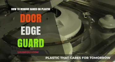 Effective Techniques to Remove Baked-On Plastic Door Edge Guard