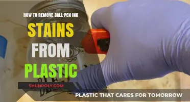 Effective Ways to Remove Ball Pen Ink Stains from Plastic Surfaces