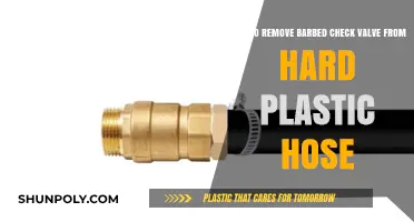 Removing Barbed Check Valves from Hard Plastic Hoses: A Step-by-Step Guide