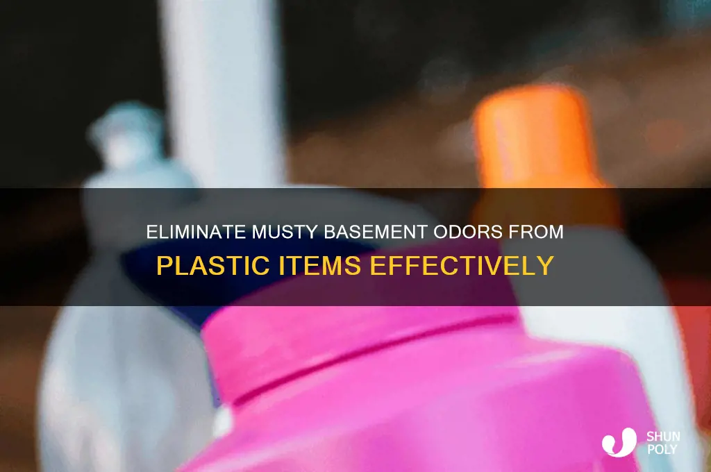 how to remove basement smell from plastic