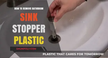 Easy DIY Guide: Removing Plastic Bathroom Sink Stopper in Minutes