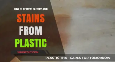 Effective Methods to Remove Battery Acid Stains from Plastic Surfaces