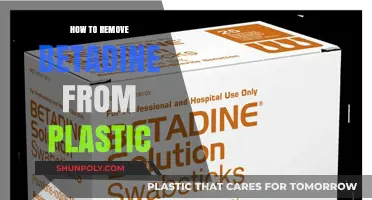 Effective Methods to Remove Betadine Stains from Plastic Surfaces