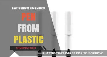 Effective Ways to Remove Black Marker Pen Stains from Plastic Surfaces