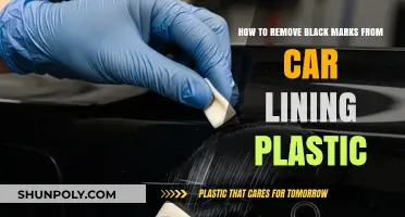 Effective Ways to Remove Black Marks from Car Lining Plastic
