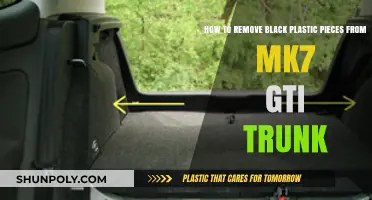 Efficiently Remove Black Plastic Pieces from Your MK7 GTI Trunk