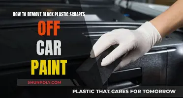 Removing Black Plastic Scrapes from Car Paint