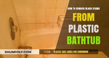 Effective Tips to Remove Black Stains from Plastic Bathtubs Easily