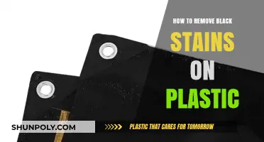 Effective Methods to Remove Black Stains from Plastic Surfaces