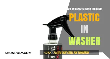 Effective Methods to Remove Black Tar from Plastic Washer Surfaces